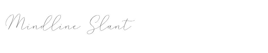 Mindline Script font